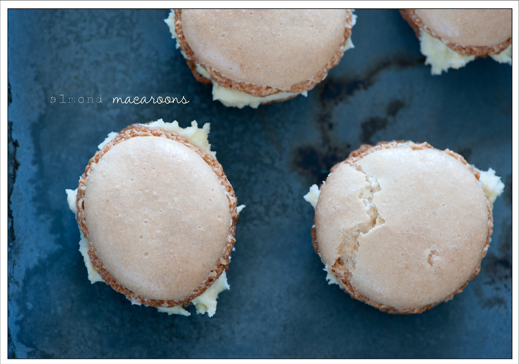 Greek amygdalota almond macaroons dusted in icing sugar