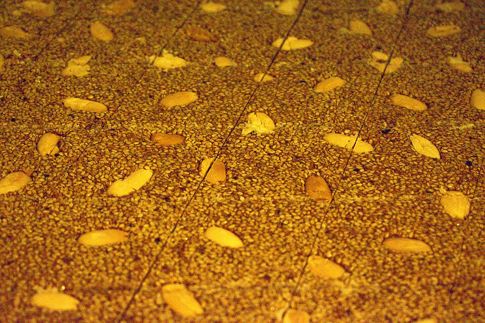 Diamond-cut pieces of Rhodes melekouni sesame honey sweet