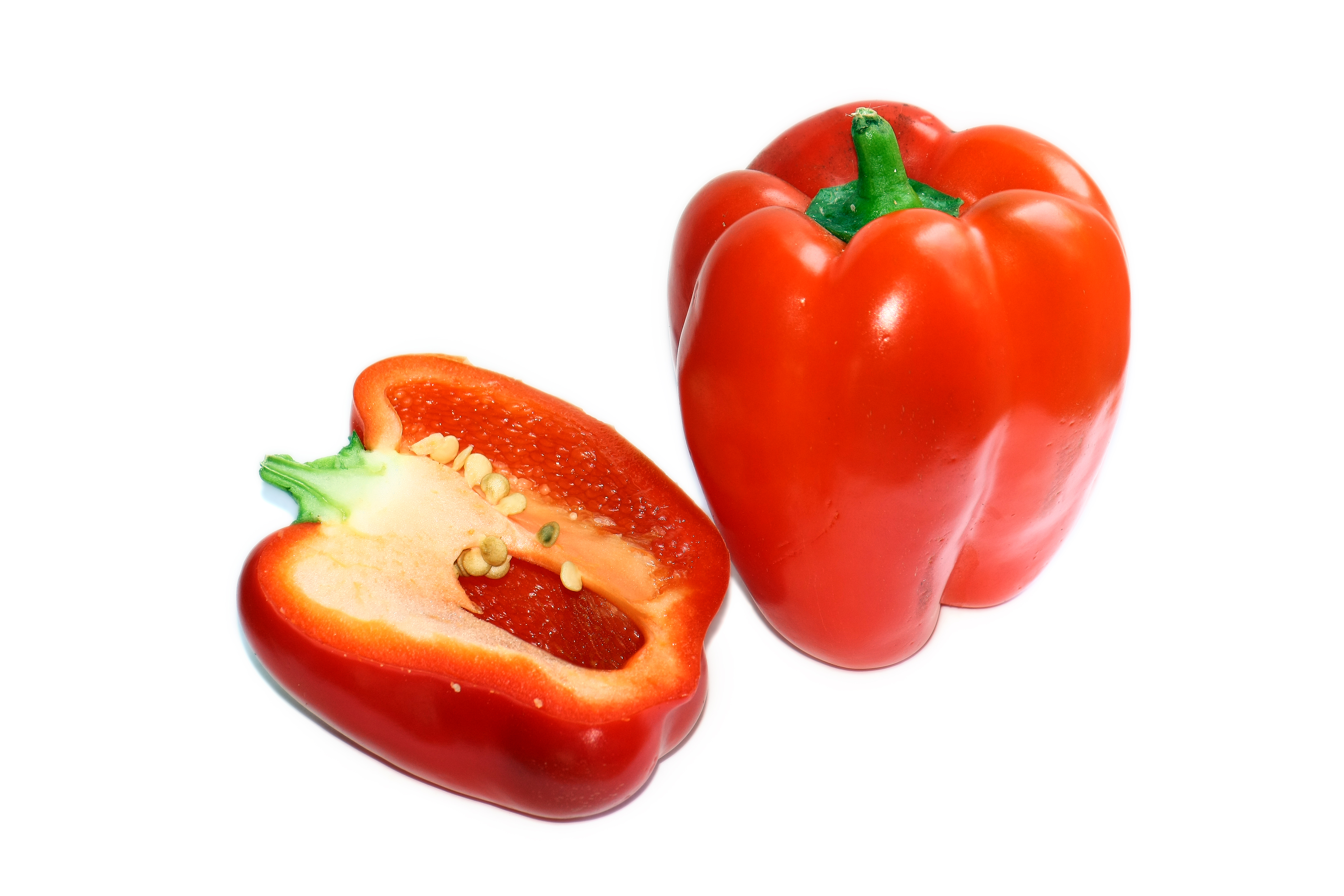 Red and green peppers used across Greek cooking